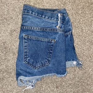 High Waisted Denim Shorts